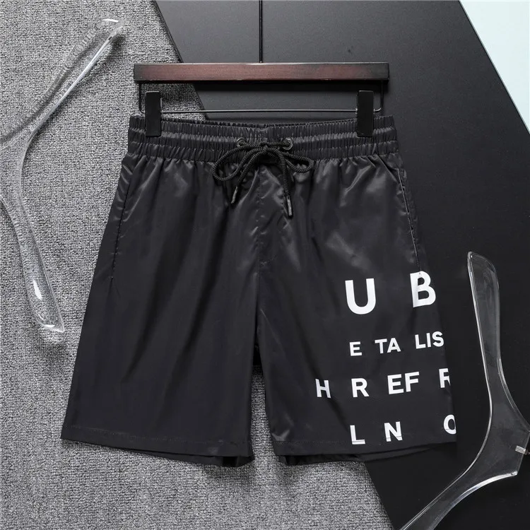 New Men's shorts Fashion Designer Casual Shorts Classic Embroidered pattern printed letters Summer quick drying swimwear Street beach pants Asian size M-3XL #GE02