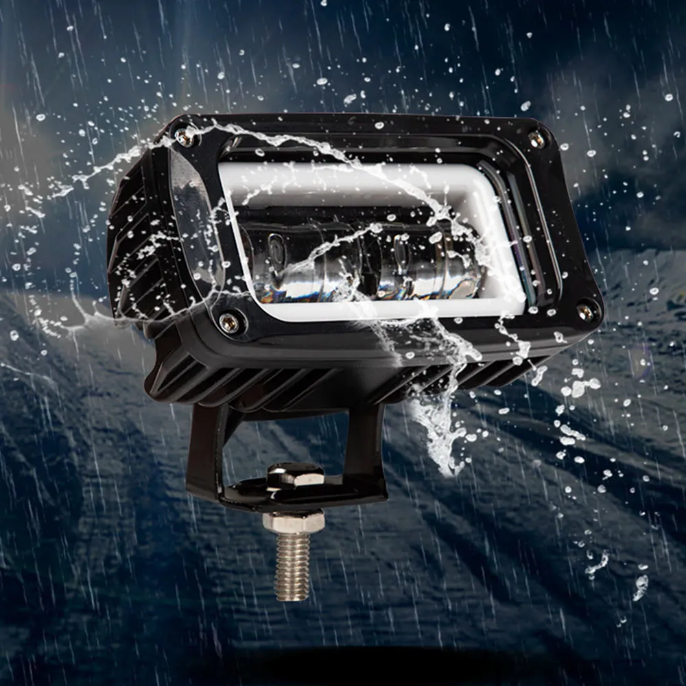 Atv Spotlight Led 4-inch LED Work Light Bar Auxiliary Spotlights for Offroad Motorcycle ...