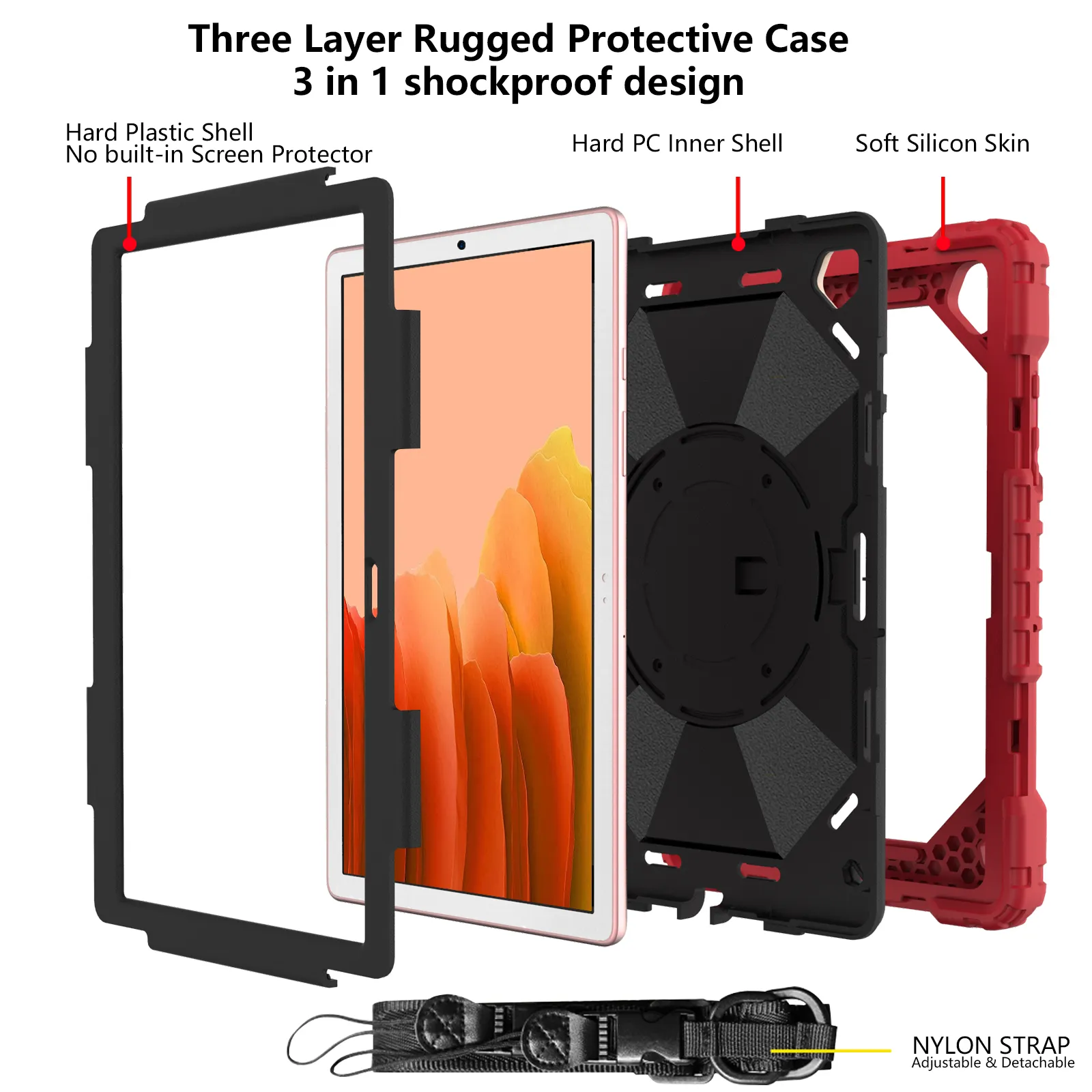 Samsung Tab A Case: Protective Folio Cover for Galaxy Tab A