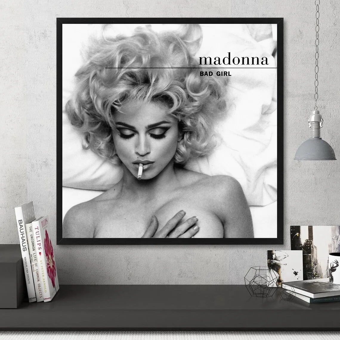 Madonna Bad Girl Fever Music Album Cover Affisch Canvas Art Print Home Decor Wall Painting (ingen ram)