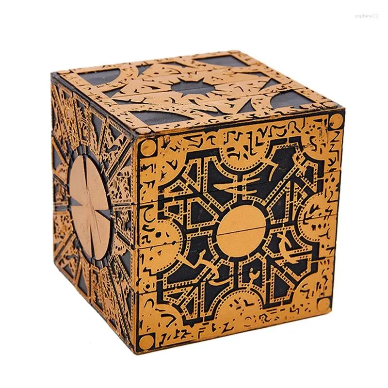 Dekorative Figuren 1: 1 Hellraiser Puzzle Box bewegliche Klage Horror Terrorfiguren Film Serie Cube IQEQ Test Spielzeug Kinder Geschenke für Erwachsene