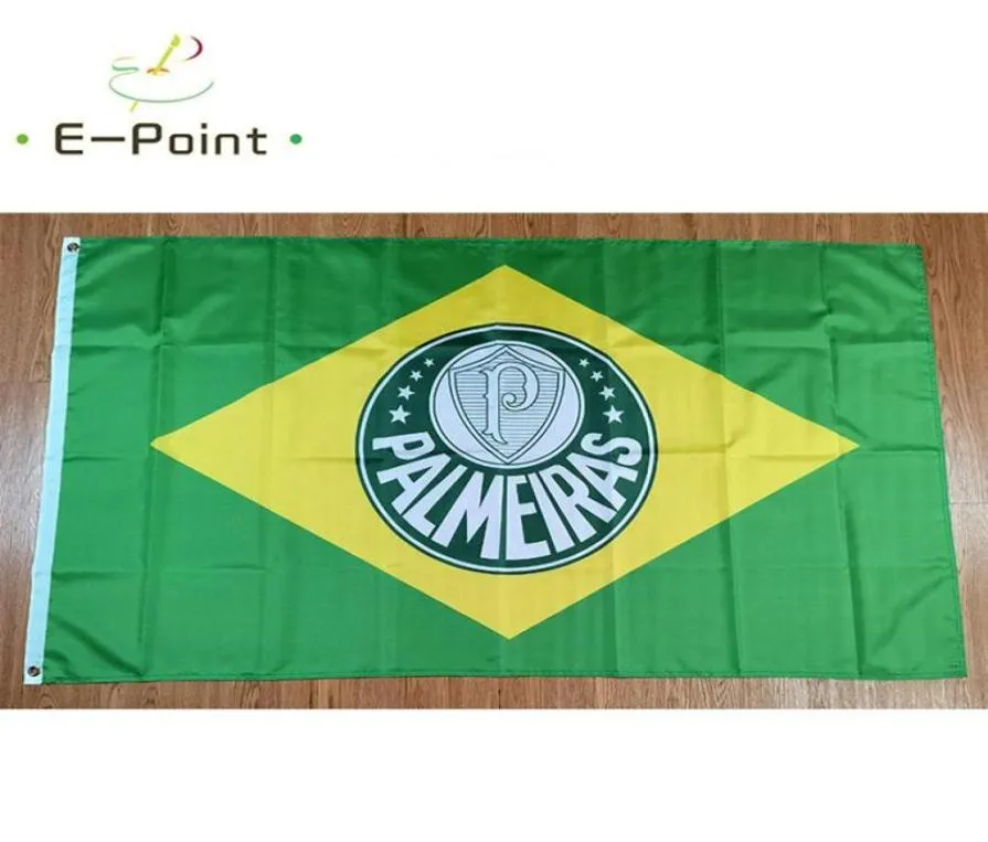 Brasilien Sociedade Esportiva Palmeiras FC Flag 3 5ft 90 cm 150 cm Polyester Flags Banner Decoration Flying Home Garden Flagg Festi25464740661