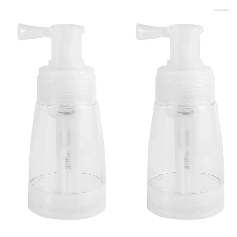 Lagringsflaskor 2st Portable Spray Bottle Dismostable Travel Packaging Powder Cosmetics