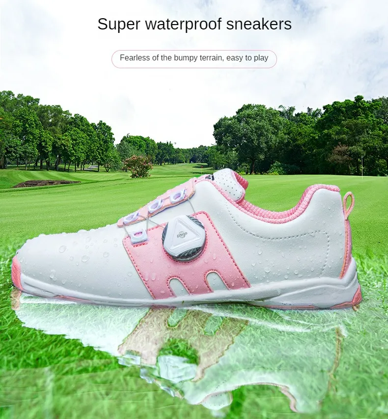 PGM Waterproof Anti-Slip footjoy sport golf shoes for Boys