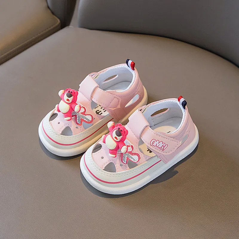 Baby Walking Shoes 2023 Summer New Soft Sole 0-3 Year Old Boys/Girls Shoes Children Sandals Girls Little Kids' Shoes Kids Shoes