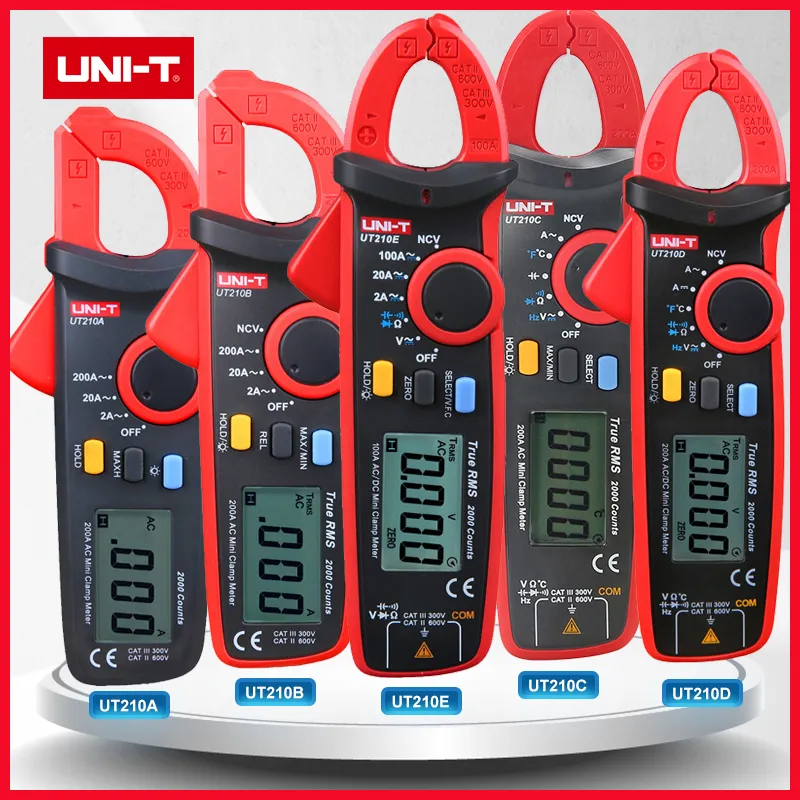 Mini Digital Multimeter Clamp Meter: Accurate AC/DC Voltage ...