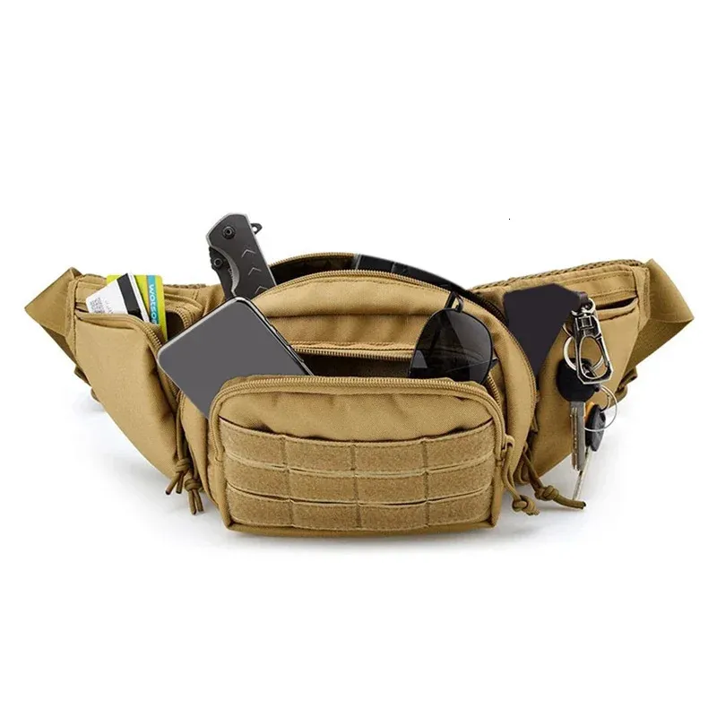 Homme tactical tactic sac arme holster militaire militaire fanny paquet d'élingue sacs à épisodes extérieurs sac de ceinture extérieur poitrine d'assultage sac à vélo 240411