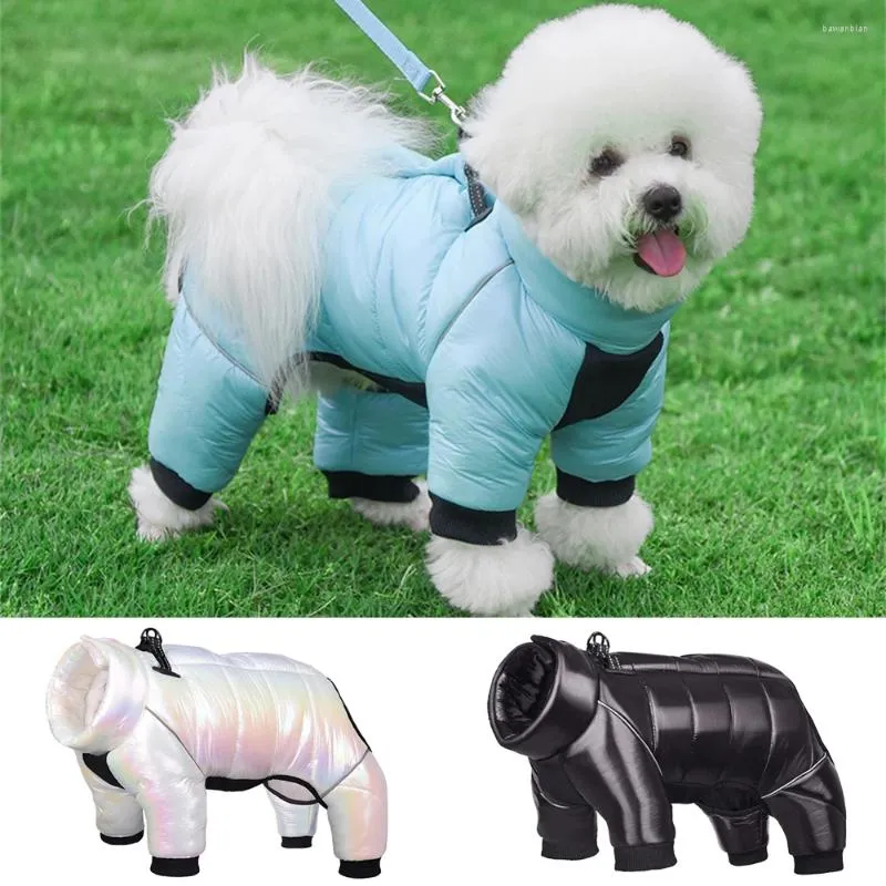 Dog Apparel Double Zipper Pet Jumpsuit Overalls For Small Dogs Winter Warm Puppy Clothes Yorkshire Rompers Ropa De Invierno Para Perros