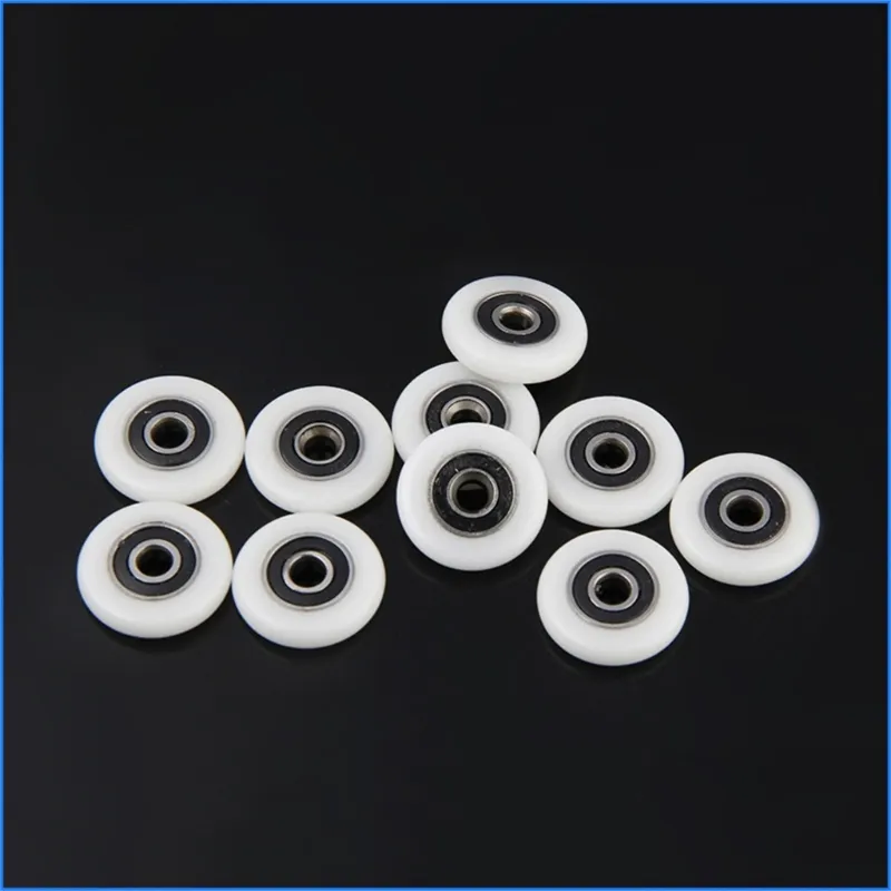 8x Rulman-Loller tekerleği 18.5/20 // 25/27mm Banyo Dolap-Roller Sürgülü Kapı Yedek Parça Duş Duş Kapı-Loller