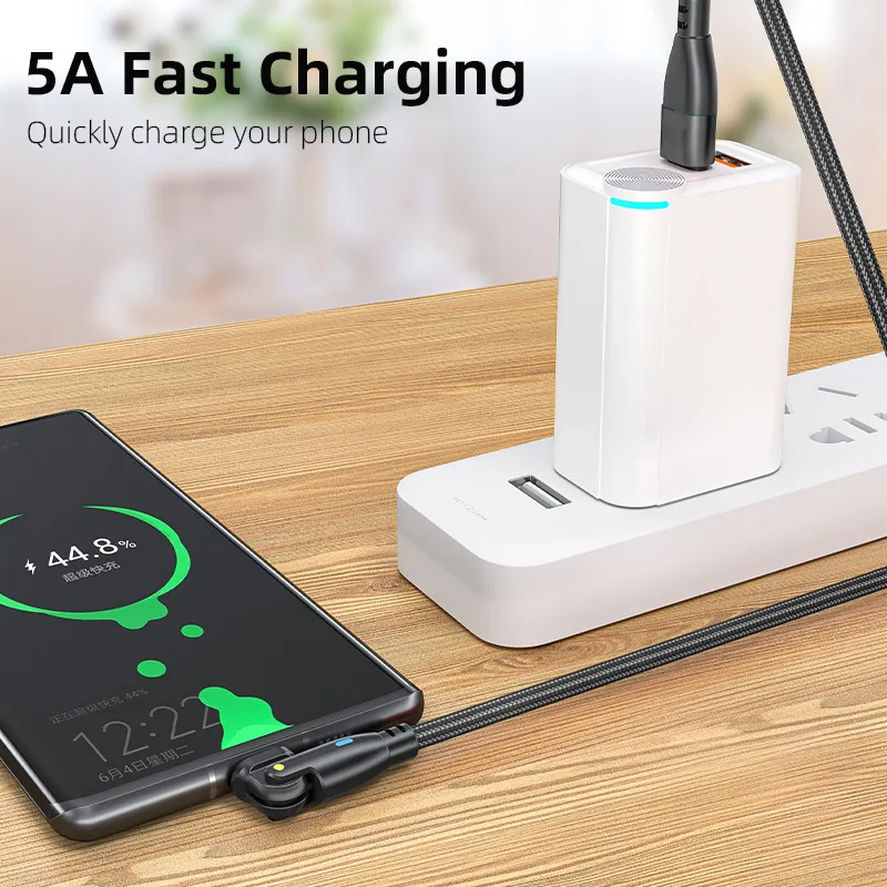 100w USB C a USB Tipo C Cabo USBC PD Fast Charging Canck 5A TIPEC TUBO PARA SAMSUNG Huawei Xiaomi Oppo OnePlus MacBook