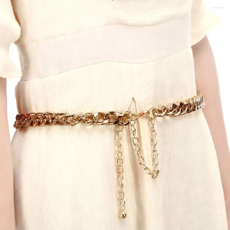 Belts Party Fashion Body Waist Chain Boho Belly Necklace Tassel Waistband Punk Belt Leopard