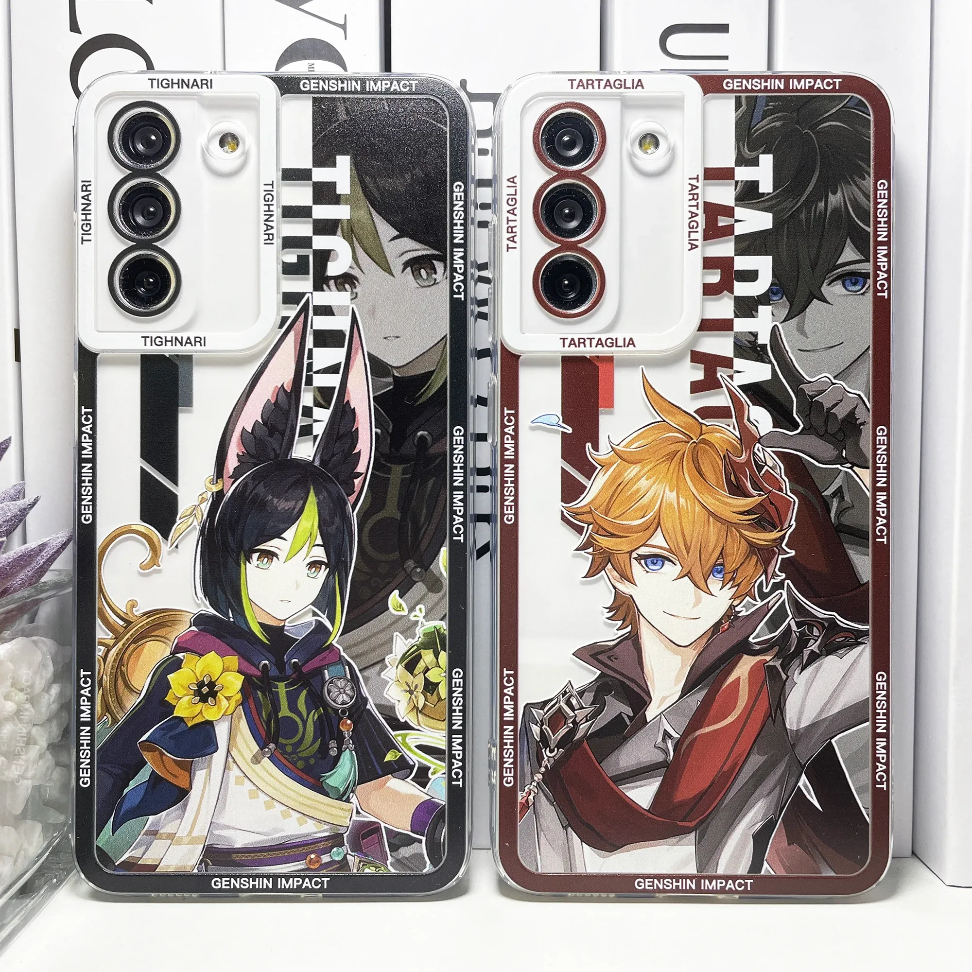 Genshin Impact Tartaglia Yae Miko Xiao Venti Case dla Samsung Galaxy A54 5G A53 A52 4G A34 A13 A14 A23 A24 A73 A32 Okładka