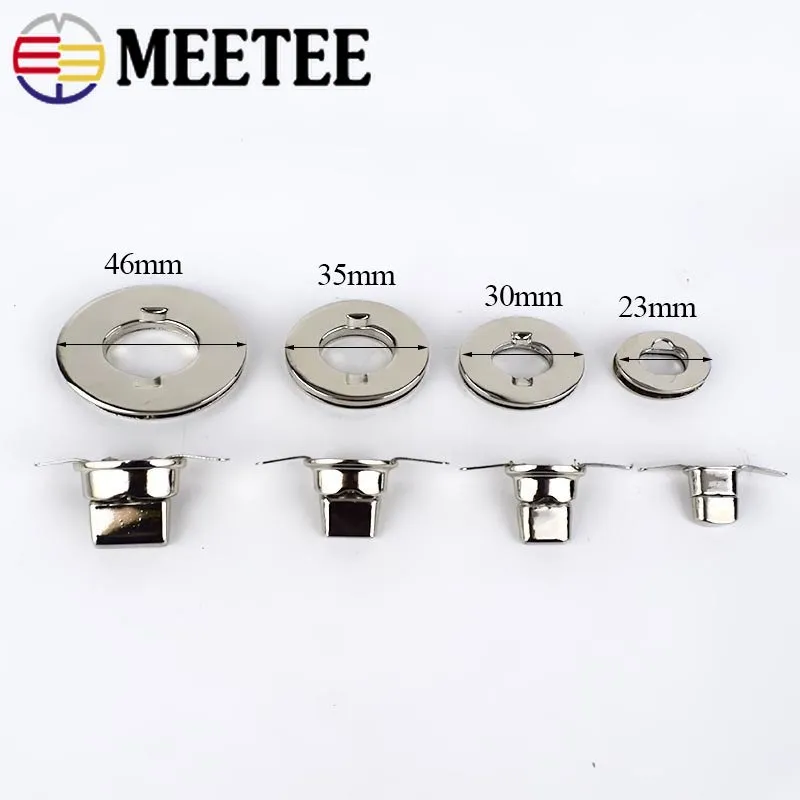 2pcs Meetee Metal Twist Locks для сумки замыкание за замк