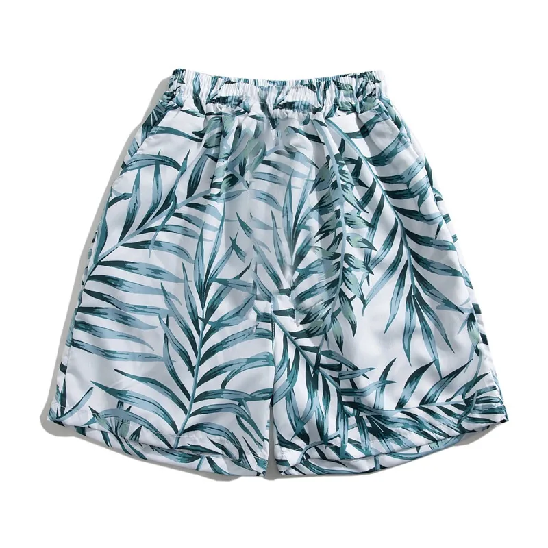 Grenzüberschreitende Sommer-Strandhose, lässige Fünf-Punkte-Trend-Badehose kann unter Wasser locker und schnell trocknend sein, Urlaub_voghion.com