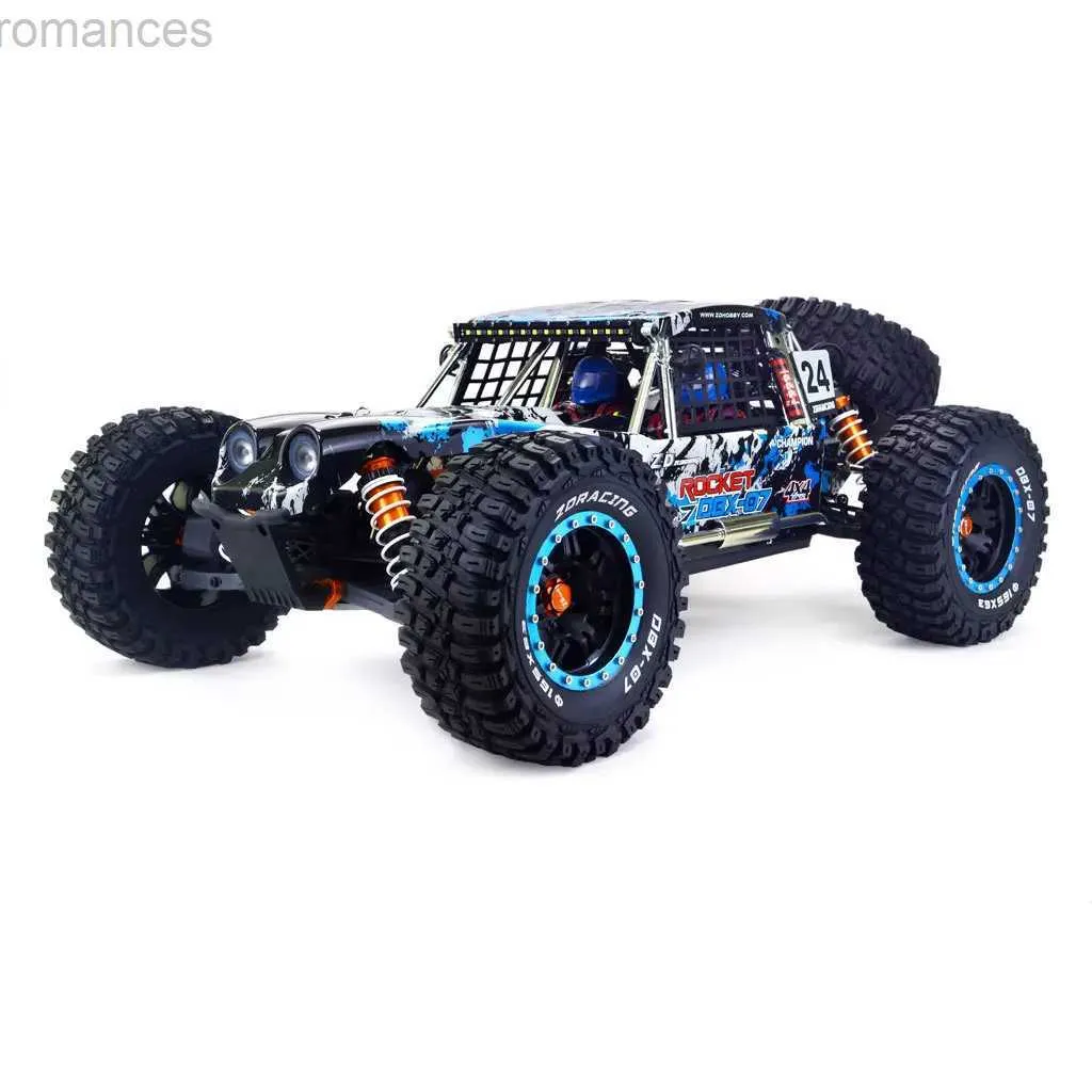 Electric/RC CAR ZD Racing DBX-07 1/7 Violent Desert Card 4WD Off Road Vehicle 6S Brushless RC Remote Regel Voertuigsnelheid tot 80 km/u 240411