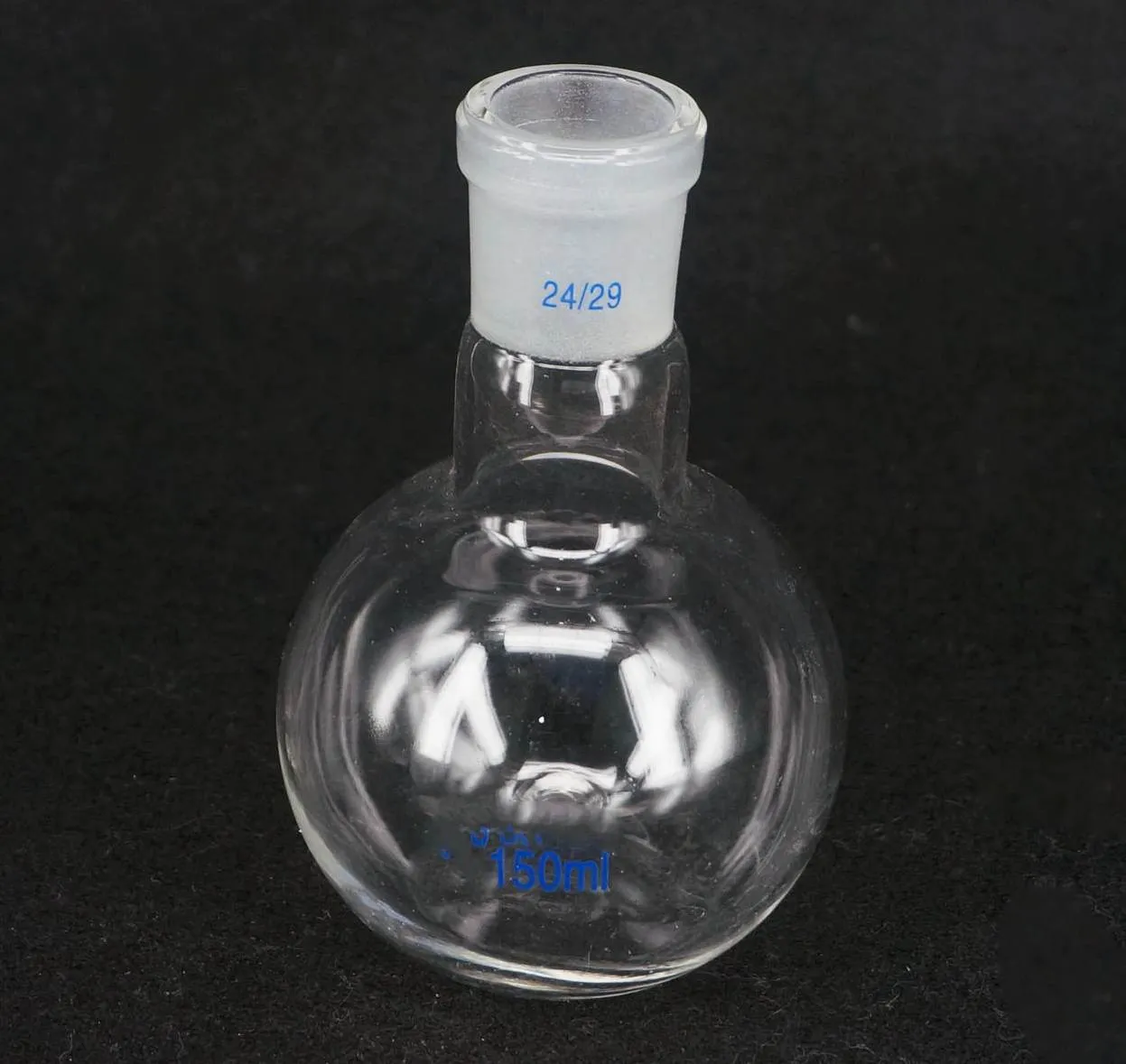 100ml 150ml 250ml Borosilicate Glass 19/26 24/29 29/32 One Mouth Short Neck Flat Bottom Flask Boiling For Lab
