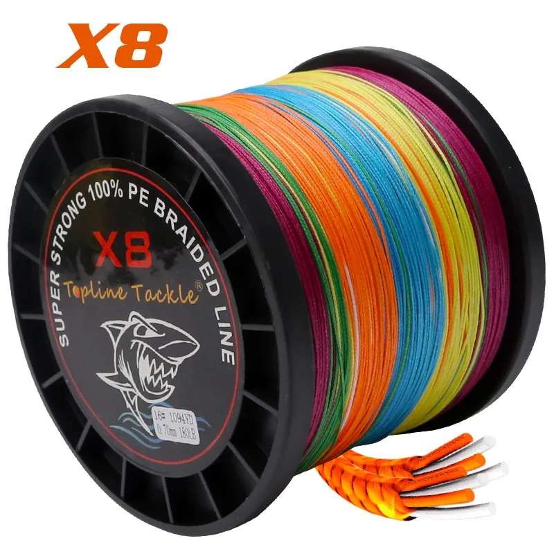 top rated braided fishing line Ashconfish Line- 4 Strands Super Strong PE Fishing Wire Heavy Tensile for Saltwater & Freshwater Fishing -Abrasion Resistant an USA brand Best Braided Fishing Lines |