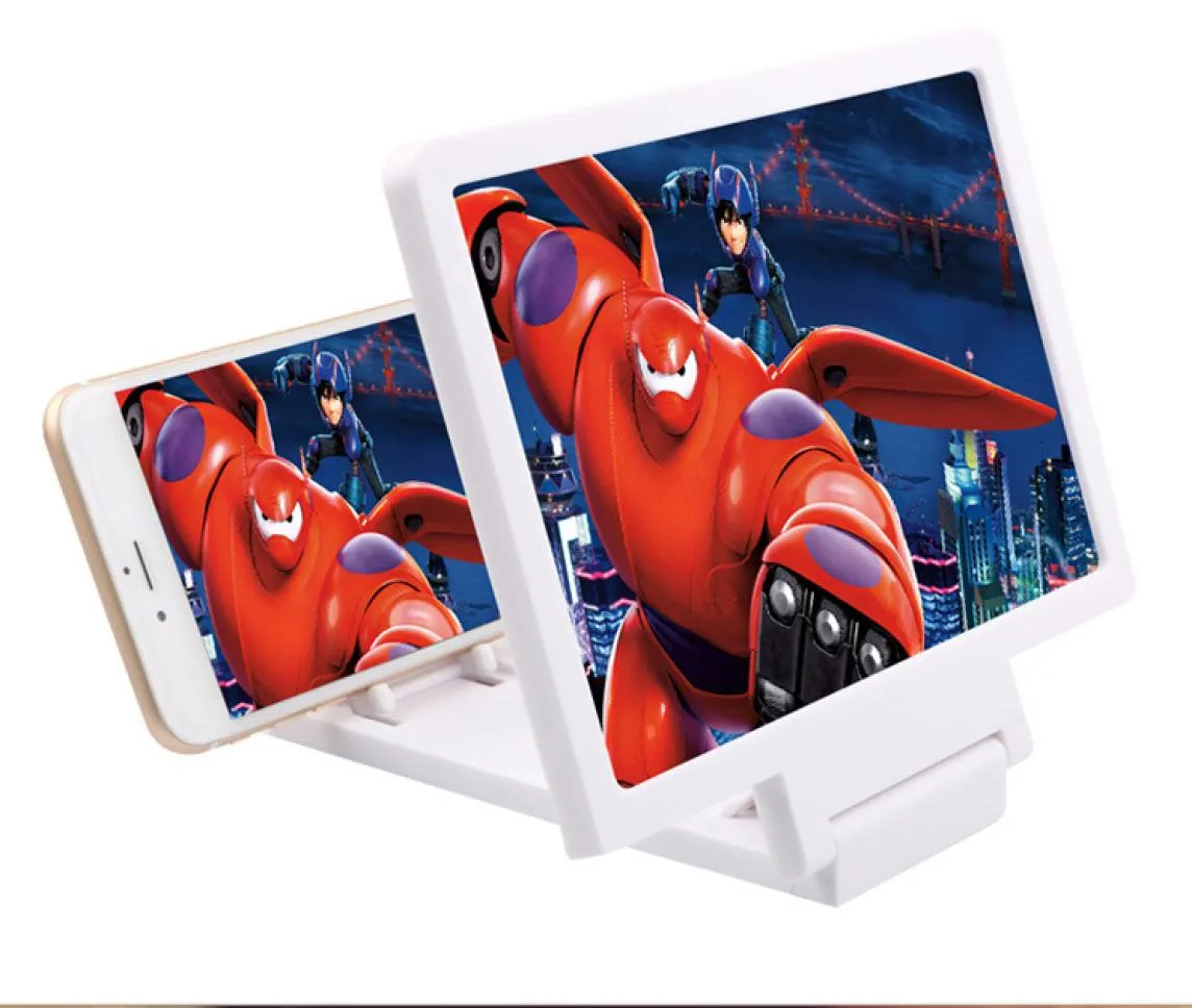 Универсальный усилитель экрана мобильного телефона Увеличение Увеличение 3D -дисплей 3D -дисплей складного складного владения Expander Health Holder Retai267557777777777