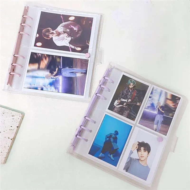 100/200 Pockets Photocard Binder 3/5inch Fotoalbum Book Kpop Photocard Holder Insert Instax Album Collect Book