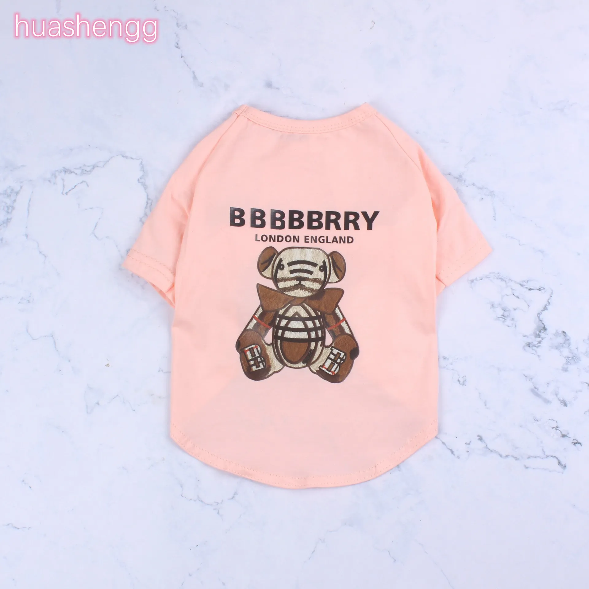 Designer Dog Summer Thin T-shirt Tank Top Multi Color BB Pet Clothing Pure Cotton Elastic Classic Letter Logo Printed Cat T-shirt Fadou Teddy Schnauzer Tank Top