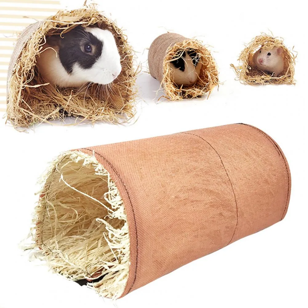 Cozy Guinea Pig Nest Shed Hut: Creative Windproof Small Animal Bed