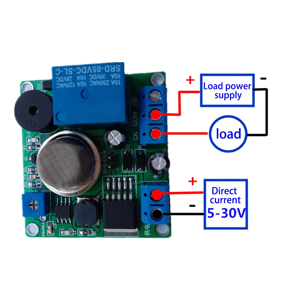 24V Timer Switch DC 5 30V MQ 2 Gas Sensor Module With Relay Output ...