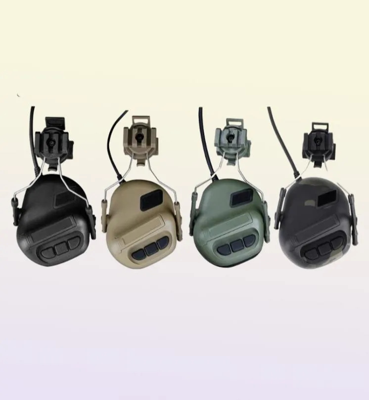 戦術的な電子射撃Earmuff Anti-Noiseヘッドフォンサウンド増幅聴覚保護ヘルメットヘッドセットアクセサリー8948117