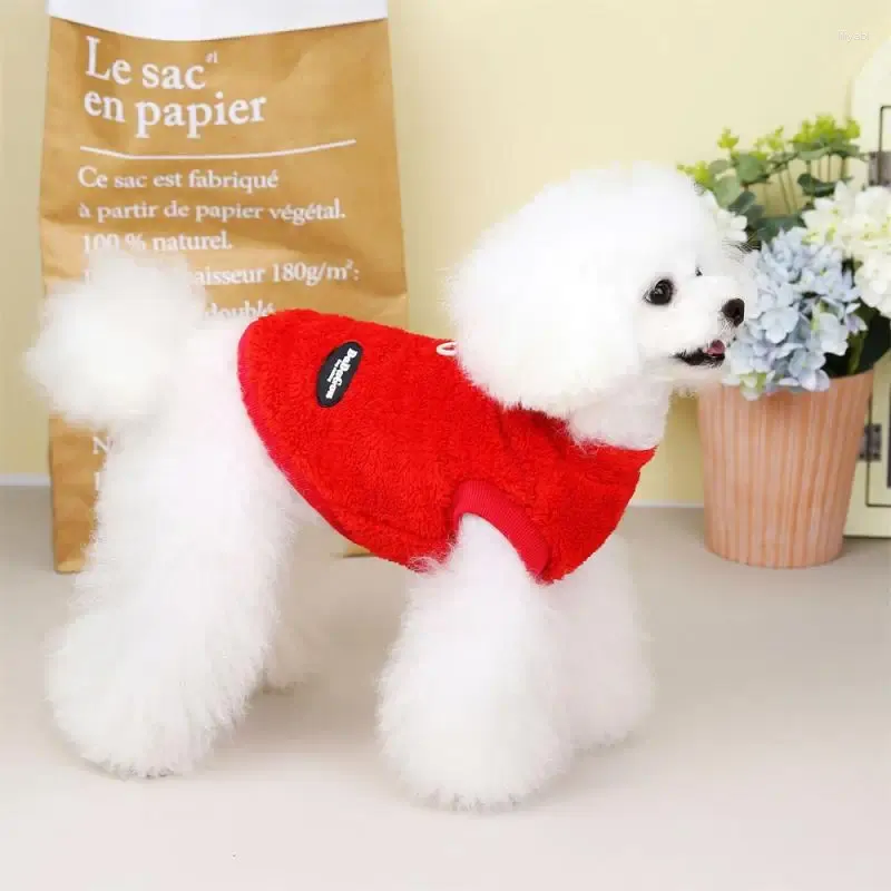 Vêtements pour chiens 3 couleurs vêtements pour animaux de compagnie en laine chaude automne et pull de mode d'hiver idées de cadeaux de sports extérieurs en polyester manteau 5 tailles générales