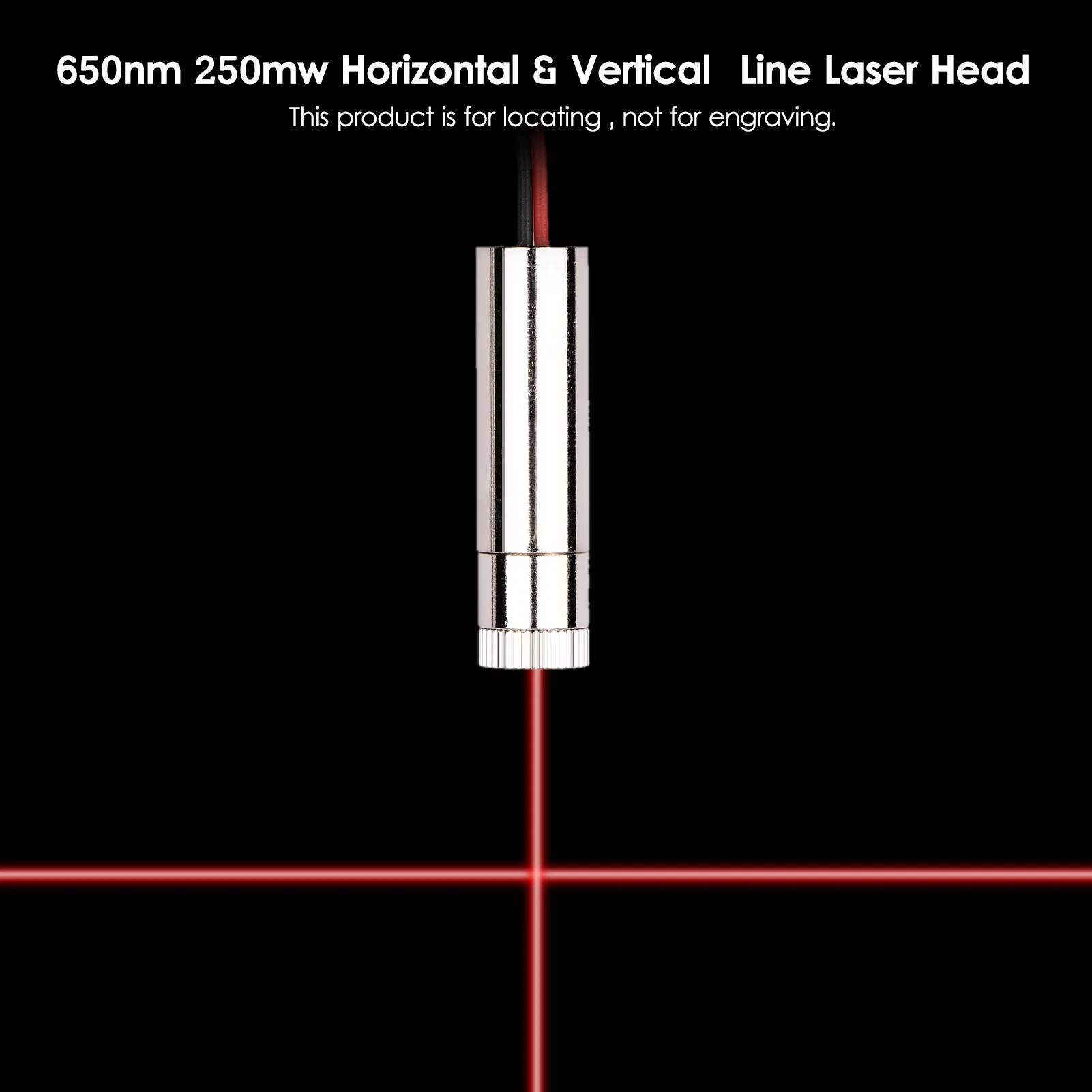 650nm 250mW Red Laser Module - Adjustable Focus, 3-5V Input For DIY & Lighting Projects 2 thumbnail image