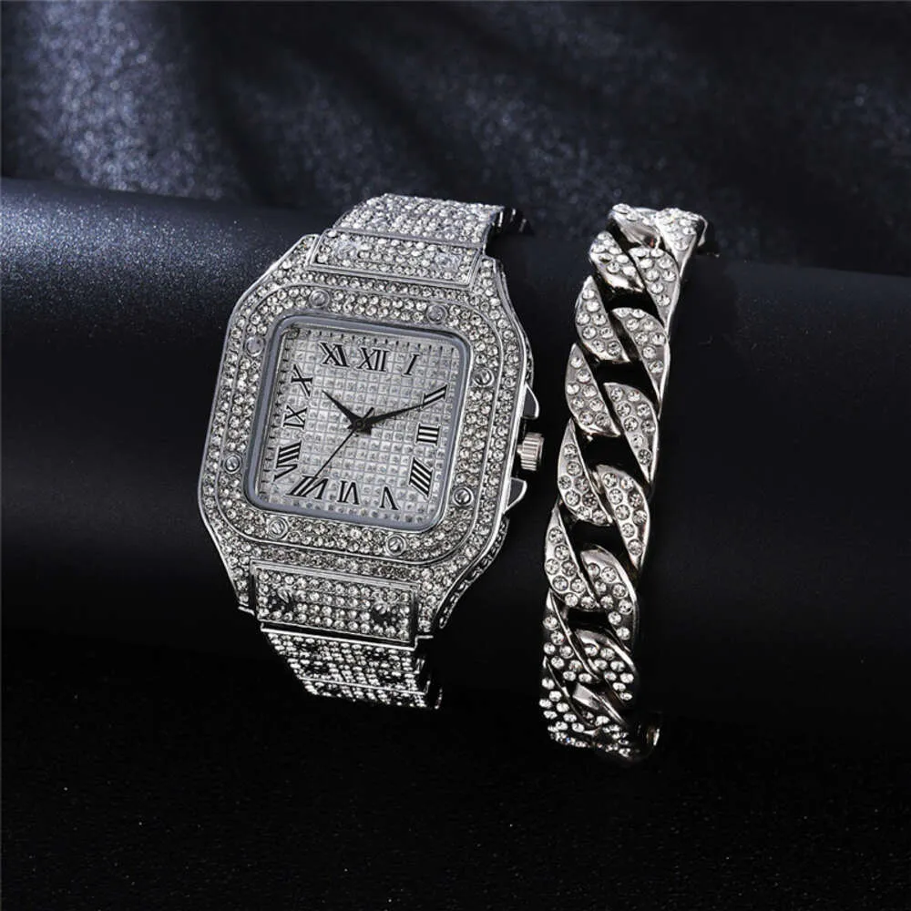 Luxury Looking Fullt Watch Iced For Men Woman Woman Top CraftSmanship Unikt och dyra Mosang Diamond Watchs For Hip Hop Industrial Luxurious 93063