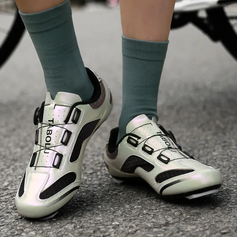 Chaussures De Cyclisme VTT Route Autobloquantes Grande Taille Neuf - Polyvalentes Unisexe