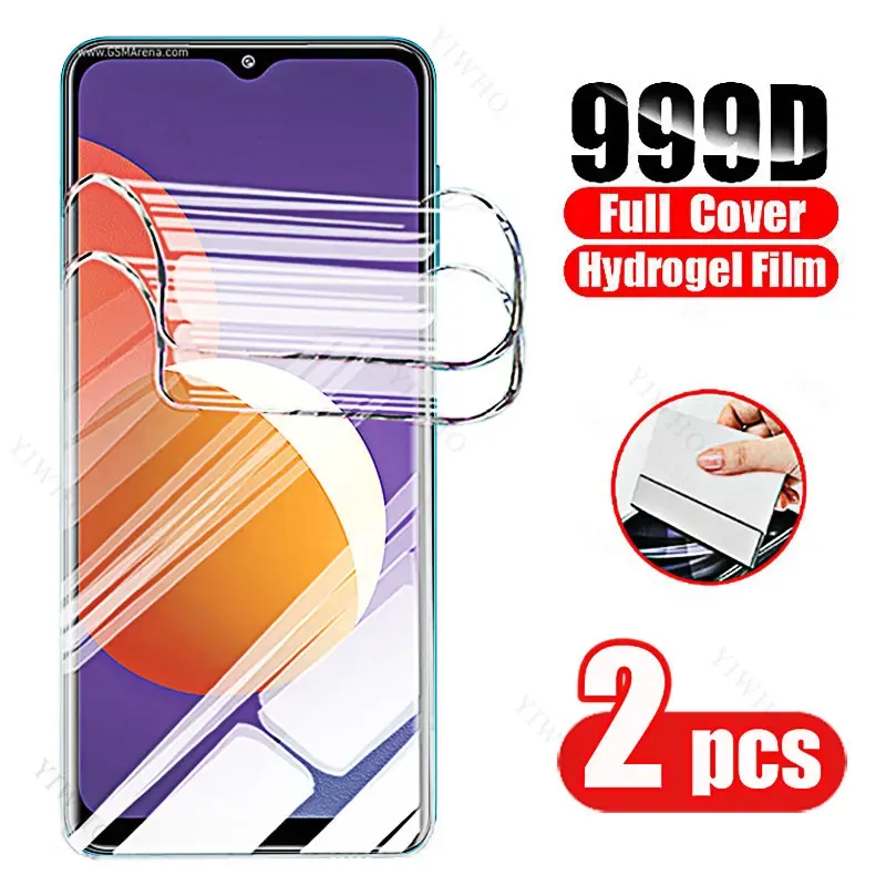 4in1 Full Glue Screen Protectors Hydrogel Film for Sumsung M 12 Camera Protective Glass for Samsung Galaxy M12 6.5" SM-M127F/DSN