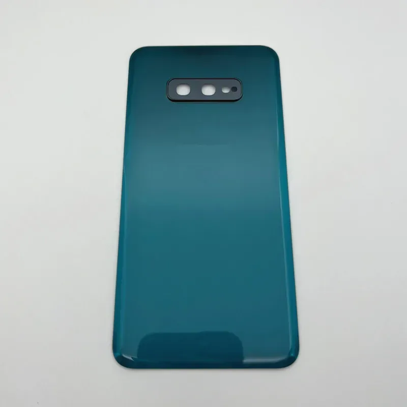 NOWOŚĆ dla Samsung S10e SM-G9700 Tylne szklane drzwi obudowę tylnej pokrywy baterii części naprawy Galaxy S10E