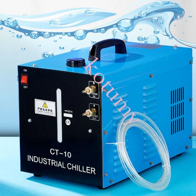 Chiller à eau industrielle portable 10L Pompe de levage Colloir