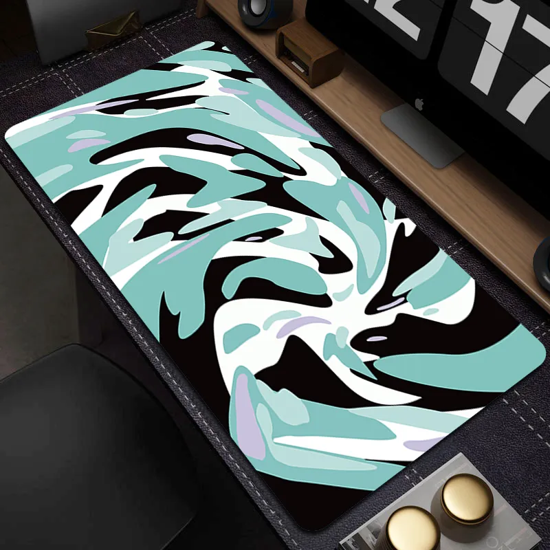Mouse Carpet Computer Extended Gaming Mouse Pad Rubber Computer Carpet with Liquid Locking ...