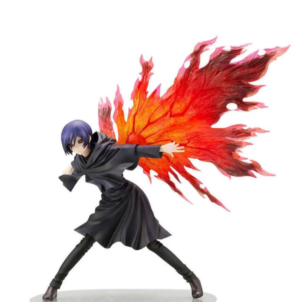 KOTOBUKIYA TOKYO GHOUL ARTFX J TOKA Kirishima Anime Figuras PVC 25cm Ação Figura Figura Modelo de brinquedos Coleção Doll Doll Presente Q0726407291