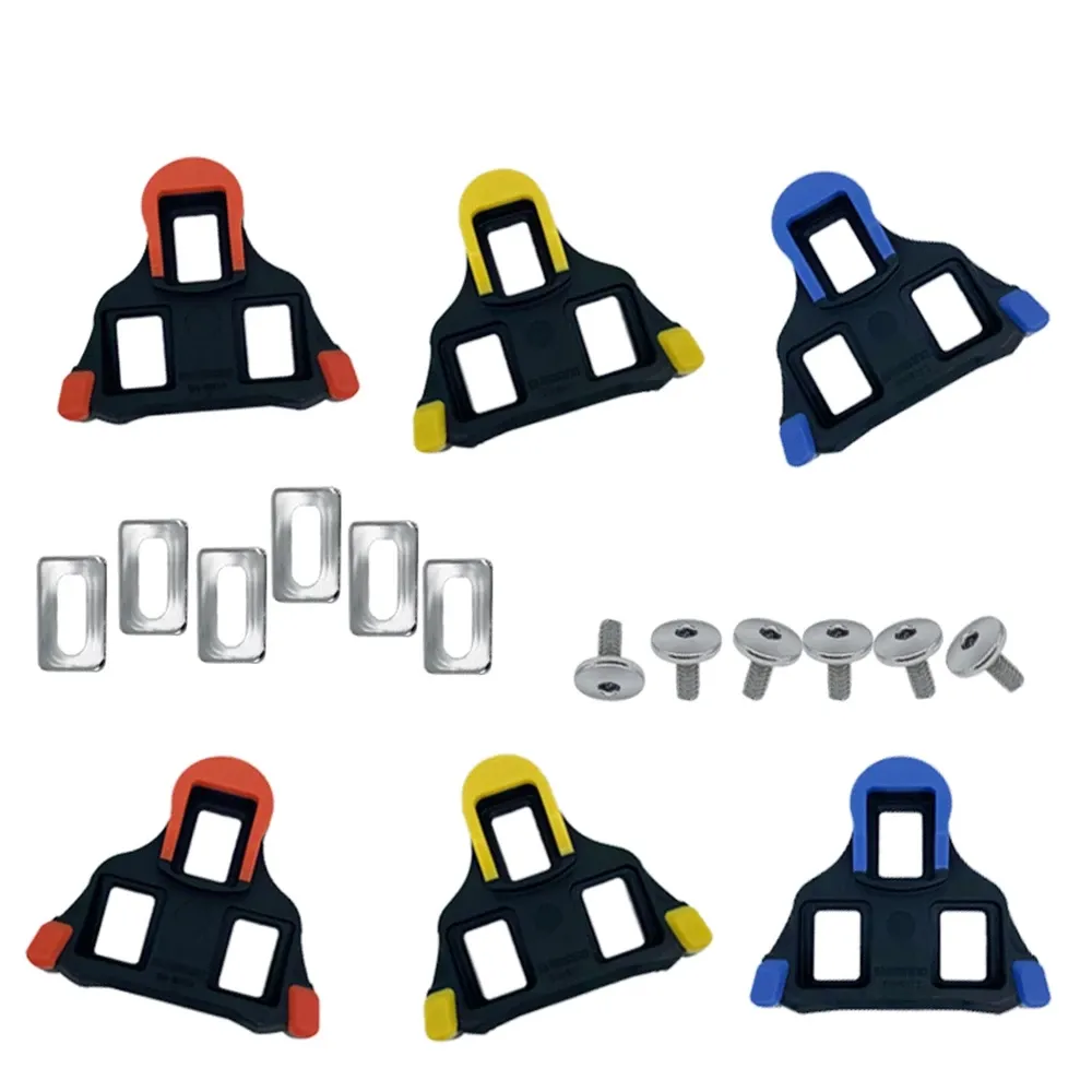 thumbnail image 2 of Wellgo RC-7B Road Bike Cleats 6 Deg Float Look Keo Compatible Red 2 of 6