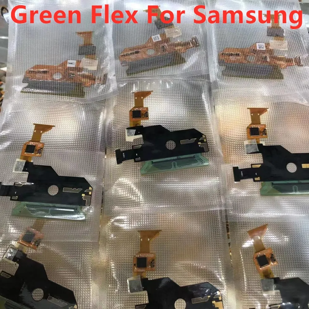 Green Flex LCD Touch Screen Image Flex Cable Flex for Samsung Galaxy A51 A40 A41 A70 A80 A90 S20FE Note 10 Lite