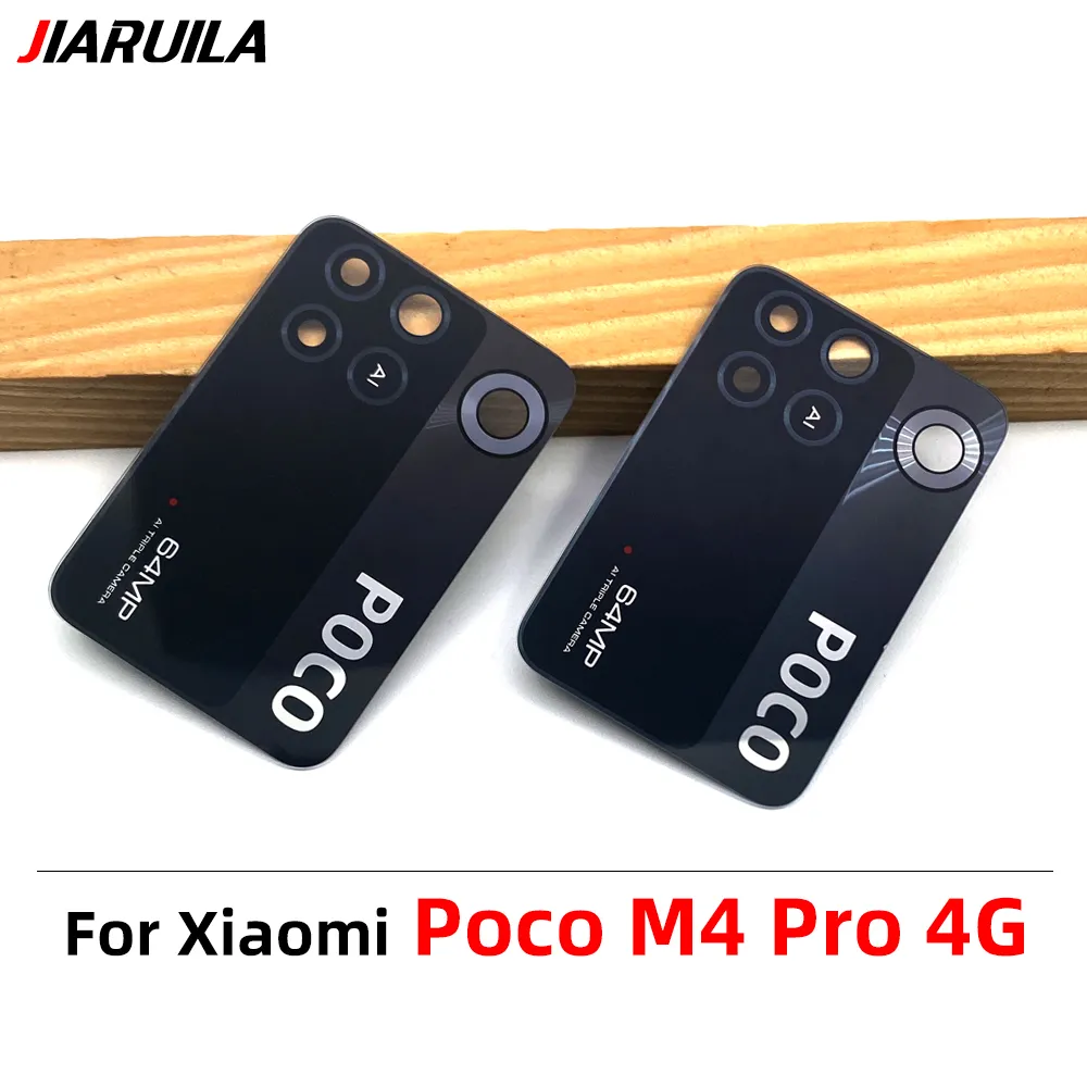 Camera Lens Glass For Xiaomi Poco M4 Pro 4G Back Camera Glass Lens Smartphone Replacement Parts