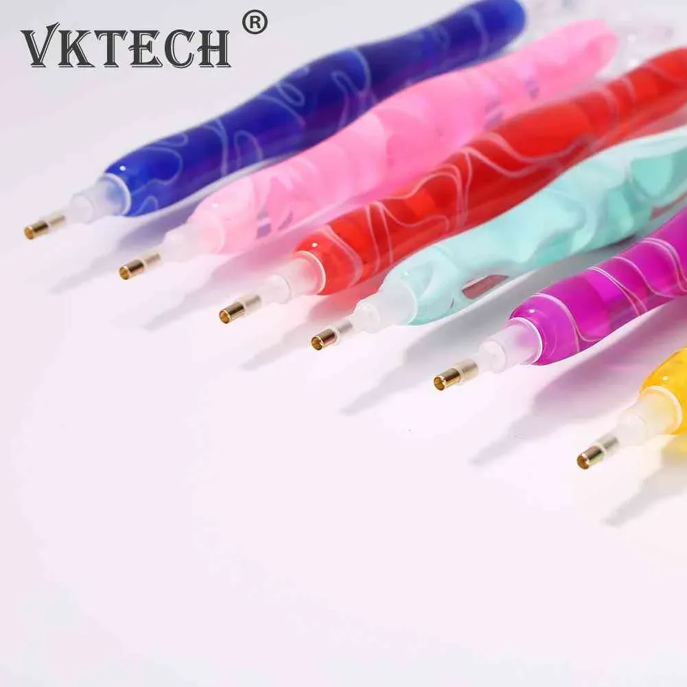 Resin Point Drill Pen 5d Diamond Painting Pen Tool Cross Crost Stitch Crafts Fabriqué à la main