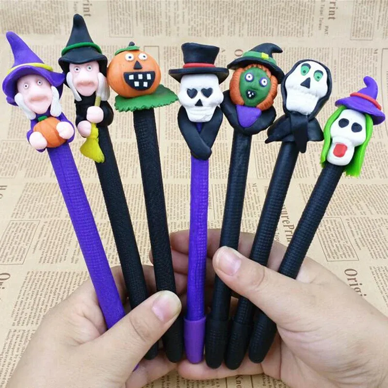 Pens Halloween Ballpoint Pen All Hallows' Day Pen All Saints' Day Ball Pen Novelty Festival Hallowmas Roller Ball Pen