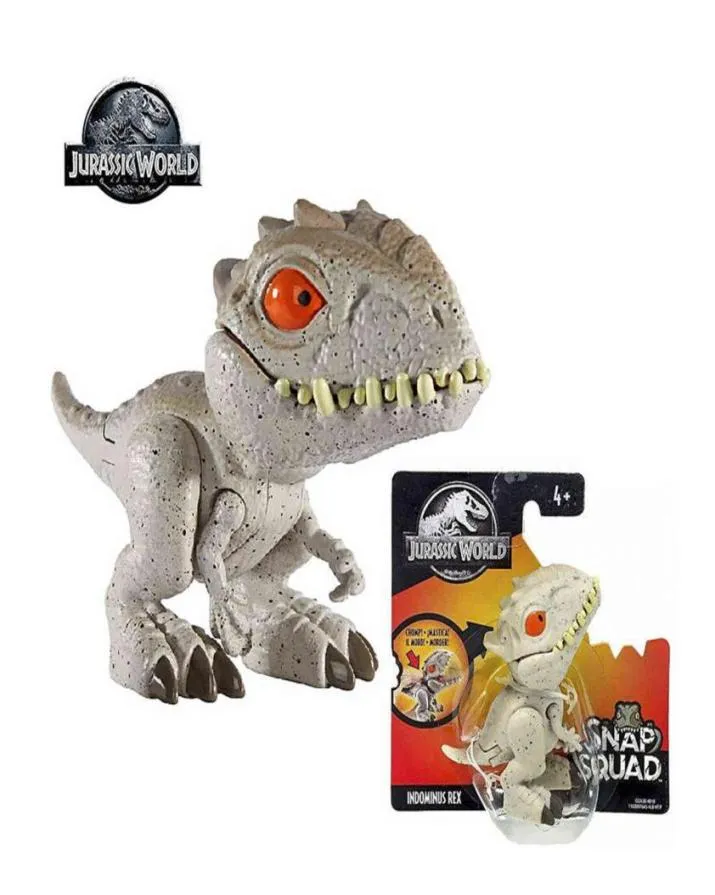 Jurassic World Dinosaur Toys Mini Collectible Snap Squad Fingers Dinosaur Action Figure Toy Moveble Joint For Kids Gifts GGN26 X119227980