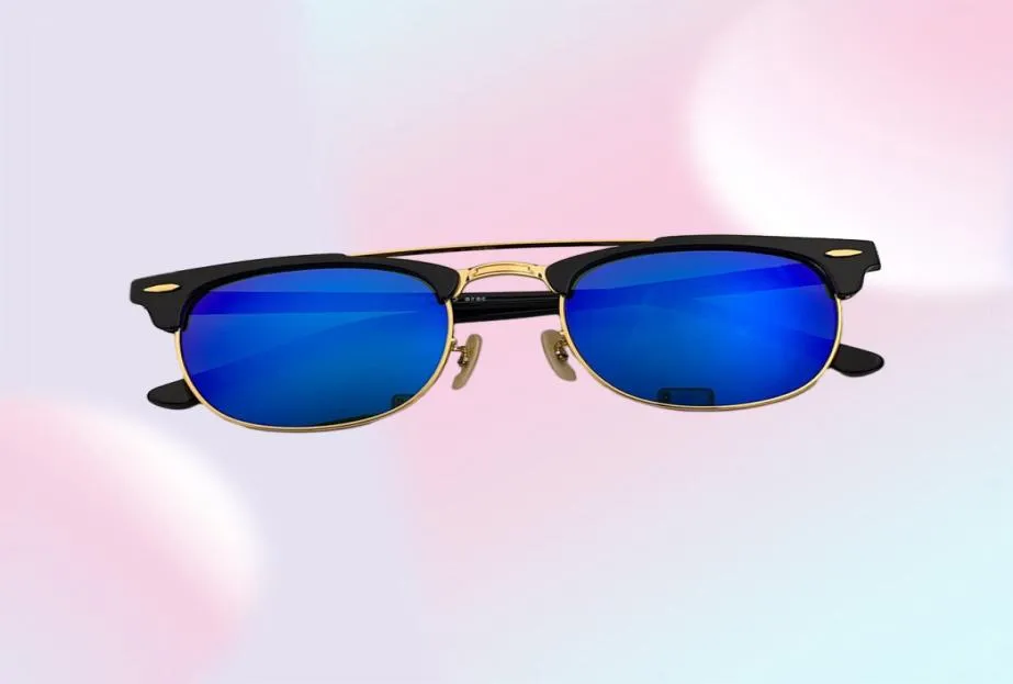 Nieuwe topkwaliteit club zonnebrillen heren dames merkontwerper UV400 master glazen klassieke zonnebrillen rijden semi -randloze RD3816 sq4212901