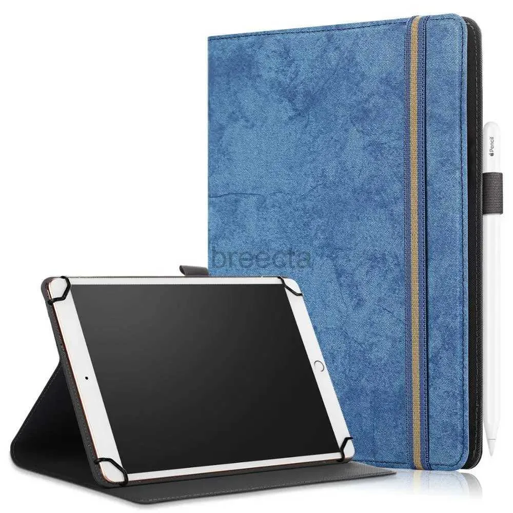 Tablet PC Cases Torby Universal 10 Tablet Case PU Skórzana pokrywa dla 7 8 9 10,2 10,5 10,9 11 cala dla iPada Air 1 2 3 4 Tablet dla iPada Samsung 240411