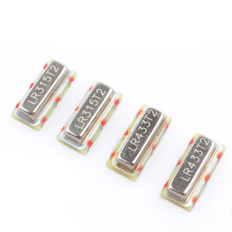 10pcs / lot cristal oscillateur LR315T2 LR433T2 315MHz 433MHz Résonateur acoustique de surface