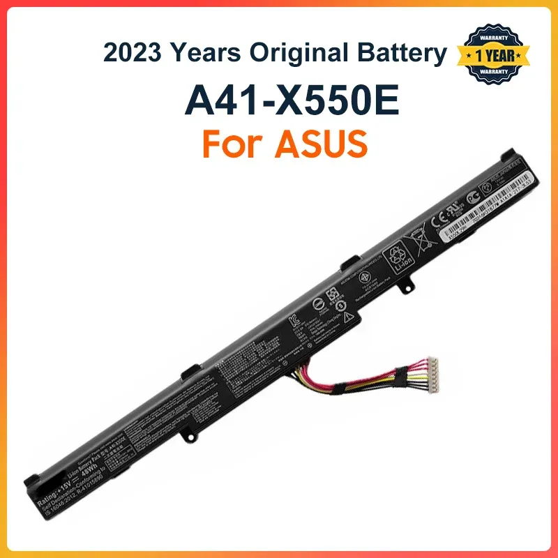 Baterias A41X550E Bateria de laptop para ASUS X450 X450E X450J X450JF X751M X751MA X751L X750JA A450J A450JF A450E F450C F450V