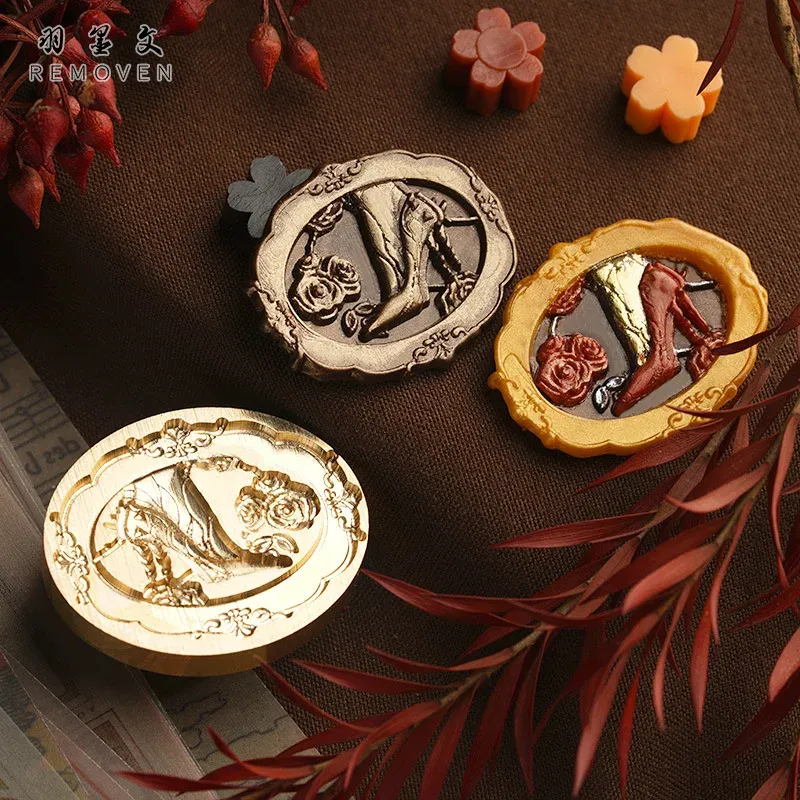 3D Relief Wax Seal Stamps Snake / Beauty / Halloween Präglad tätning SEALING Scrapbooking Sollos Craft Wedding Decorative