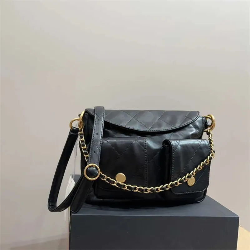 الجلود نساء مصممة حقيبة Hobo Multi جيب Crossbody حقيبة كتف واحدة حقيبة دراجة نارية على غرار الدراجات النارية