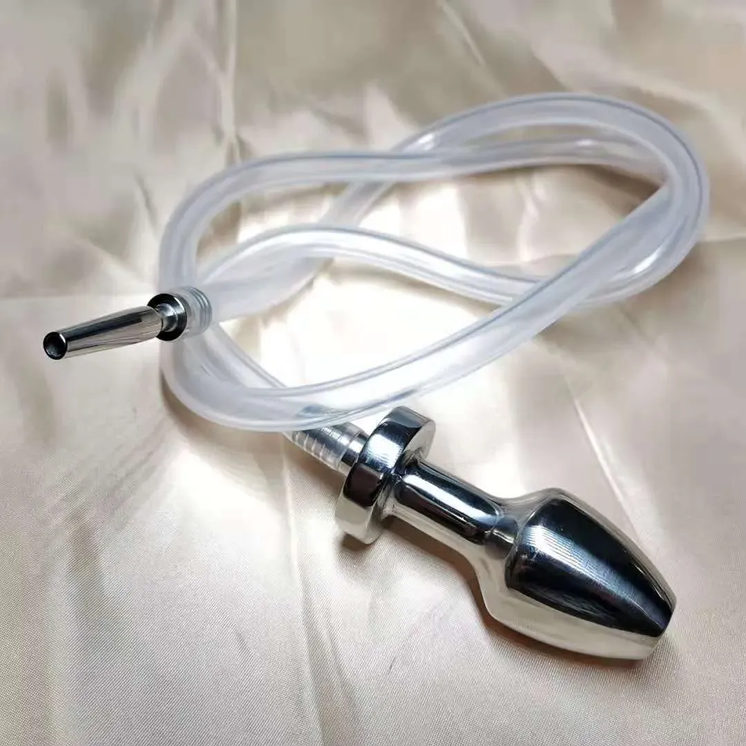 Itens Bdsm aço inoxidável uretral enema cateteres de limpeza anal masculina plug plug vaginal irritação gay gay