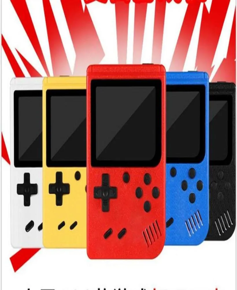 محمولة محمولة فيديو ألعاب الفيديو Retro 8 Bit Mini Players 400 Games 3 in 1 AV Pocket Gameboy Color LCD DHL9423908